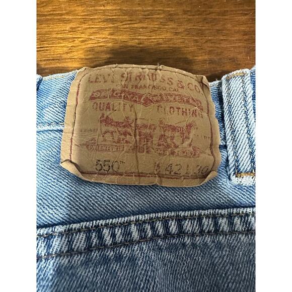 Levi’s 550 Relaxed Fit Jeans Men 42x30 (39x29 fit) Western Causal Cowboy Outdoor - Picture 14 of 15